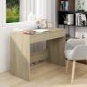 Desk Sonoma Oak 101x50x76.5 cm Engineered Wood Colour sonoma oak 