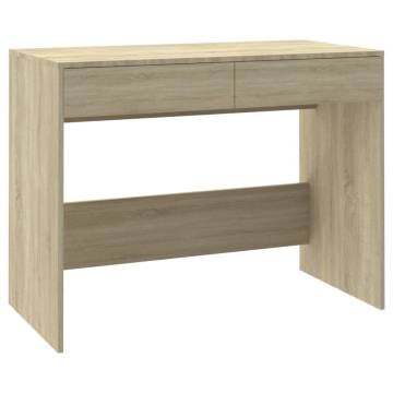 Desk Sonoma Oak - Stylish Engineered Wood Furniture