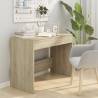 Desk Sonoma Oak - Stylish Engineered Wood Furniture