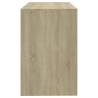 Desk Sonoma Oak - Stylish Engineered Wood Furniture