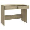 Desk Sonoma Oak - Stylish Engineered Wood Furniture