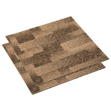 Buy Brown Floor Carpet Tiles | 20 pcs, 5 m² | Durable & Stylish