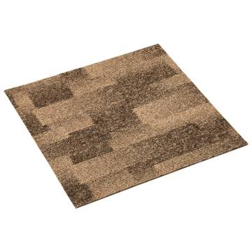 Buy Brown Floor Carpet Tiles | 20 pcs, 5 m² | Durable & Stylish