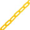 Warning Chain Yellow 100m Ø8mm Plastic - Safety Barrier