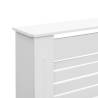 Stylish White Radiator Cover 172x19x81.5 cm MDF | HipoMarket