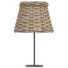 Brown Wicker Lamp Shade Ø15x12 cm - Stylish & Functional