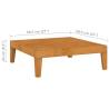 Solid Acacia Wood Garden Table - 68.5x68.5 cm | HiPo Market