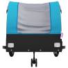 Bike Trailer Black and Blue 45 kg - Sturdy Iron Cargo Trailer