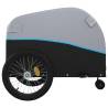 Bike Trailer Black and Blue 45 kg - Sturdy Iron Cargo Trailer