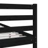 Black Solid Wood Bed Frame 90x200 cm – Stylish & Durable