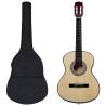 8 Piece Classical Guitar Kids and Beginner Set 3/4 36 Colour light brown Size 3/4 36" 