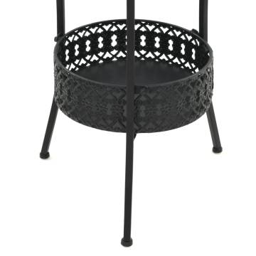 Bistro Table Black 40x70 cm - Vintage Metal Design