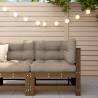 Garden Corner Sofa Honey Brown Solid Wood Pine Colour honey brown pine Quantity in Package 1 Model corner sofa 