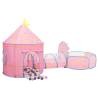 Children Play Tent with 250 Balls - Fun Pink Playhouse