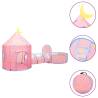 Children Play Tent with 250 Balls - Fun Pink Playhouse