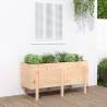 Garden Raised Bed 121x50x57 cm Solid Wood Pine Colour natural pine Size 121 x 50 x 57 cm Quantity in Package 1 