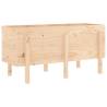 Garden Raised Bed 121x50x57 cm - Solid Pine Wood | HipoMarket