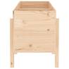 Garden Raised Bed 121x50x57 cm - Solid Pine Wood | HipoMarket