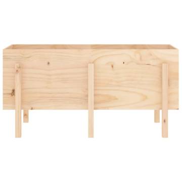 Garden Raised Bed 121x50x57 cm - Solid Pine Wood | HipoMarket