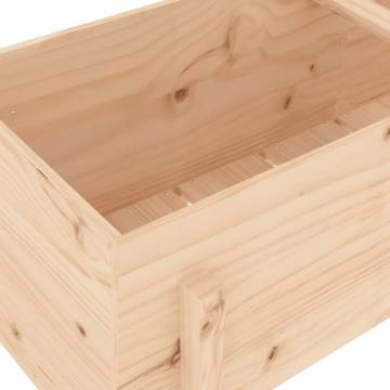 Garden Raised Bed 121x50x57 cm - Solid Pine Wood | HipoMarket