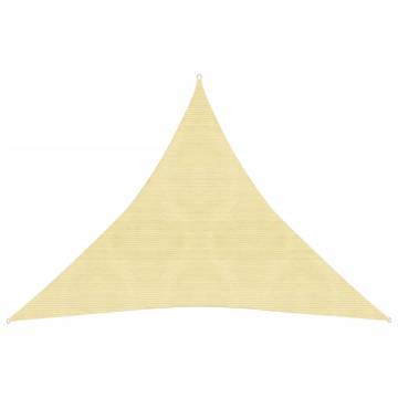 Sunshade Sail 6x6m HDPE Beige - Ultimate UV Protection