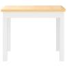 3 Piece Children Table and Chair Set - White & Beige MDF