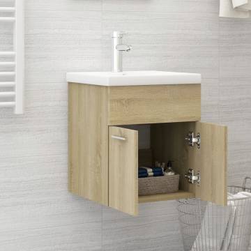 Sink Cabinet with Basin - Sonoma Oak | Hipomarket