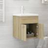 Sink Cabinet with Basin - Sonoma Oak | Hipomarket