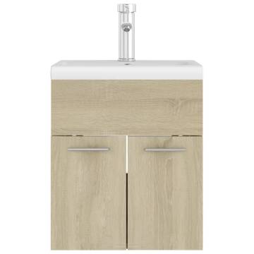 Sink Cabinet with Basin - Sonoma Oak | Hipomarket