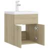 Sink Cabinet with Basin - Sonoma Oak | Hipomarket