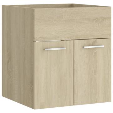 Sink Cabinet with Basin - Sonoma Oak | Hipomarket