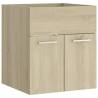 Sink Cabinet with Basin - Sonoma Oak | Hipomarket