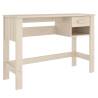 Solid Wood Pine Desk HAMAR Honey Brown - 110x40 cm