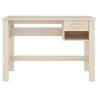 Solid Wood Pine Desk HAMAR Honey Brown - 110x40 cm