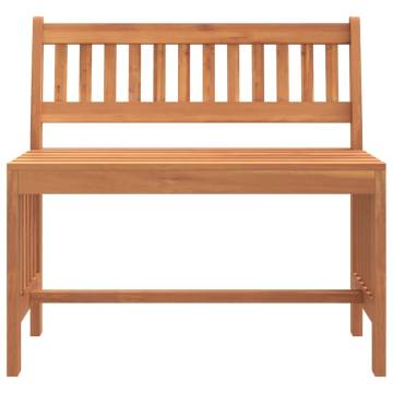 Garden Bench 80 cm Solid Wood Eucalyptus | Hipomarket