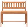 Garden Bench 80 cm Solid Wood Eucalyptus | Hipomarket