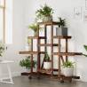 Flower Stand with Wheels - Solid Wood Fir - Hipomarket UK