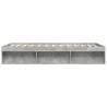 Concrete Grey Bed Frame 150x200 cm King Size - Modern Design