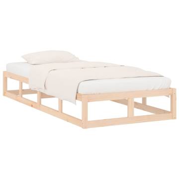 Solid Wood Bed Frame 90x200 cm - Modern & Durable Design