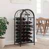 Wine Rack for 33 Bottles Black 45x36x100 cm Wrought Iron Size 45 x 36 x 100 cm Quantity in Package 1 Number of Number of Bottles 