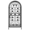 Wine Rack for 33 Bottles - Elegant Wrought Iron Storage