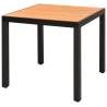 Stylish Garden Table Brown 80x80x74 cm - Durable & Weather-resistant