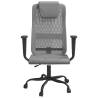 Office Chair Grey Mesh Fabric & Faux Leather - Comfort Upgrade