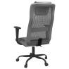 Office Chair Grey Mesh Fabric & Faux Leather - Comfort Upgrade