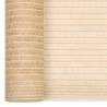 Beige HDPE Privacy Net 3.6x25m - Durable & UV-Proof