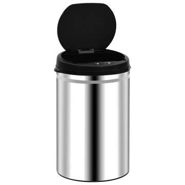 Automatic Sensor Dustbin 30L - Stainless Steel & Hands-Free