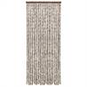 Fly Curtain Taupe & White 100x230 cm | Insect Protection