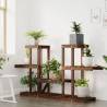 Wooden Flower Stand 110x25x73 cm - Durable Fir Wood