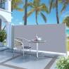 Patio Retractable Side Awning 140x300 cm Grey Colour grey Size 140 x 300 cm Quantity in Package 1 