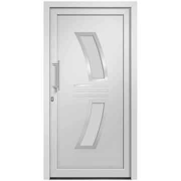 Elegant White Front Door 88x200 cm - Secure Your Home